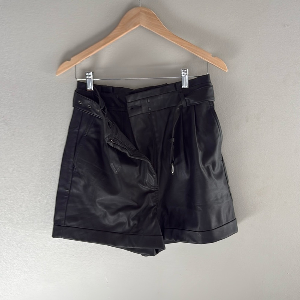 EXPRESS Faux Leather Shorts